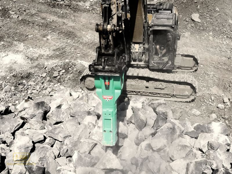 Bohrhammer des Typs Montabert Hydraulikhammer V45 | Abbruchhammer 27 - 40 t, Neumaschine in Eggenfelden (Bild 1)
